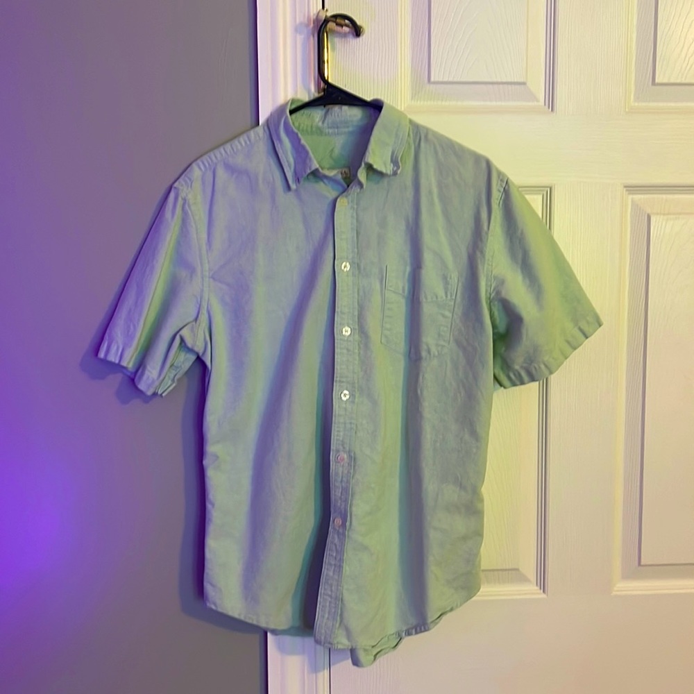 Green Merona Button-Up Shirt